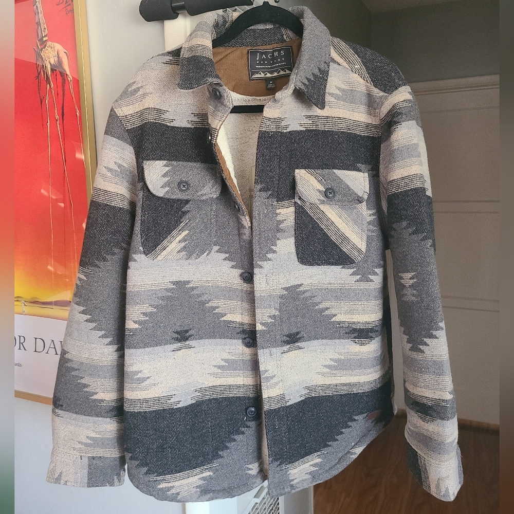 Jachs Gray and Black Patterned Jacket